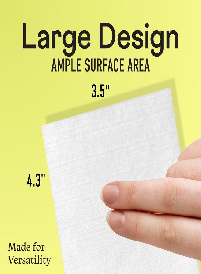 Swisspers Premium Facial Cleansing Pad, 100% Cotton, Ultra Soft, Extra Large, 50 White Pads per Reclosable Bag, 3 Bags (150 Pads Total) - Image 4