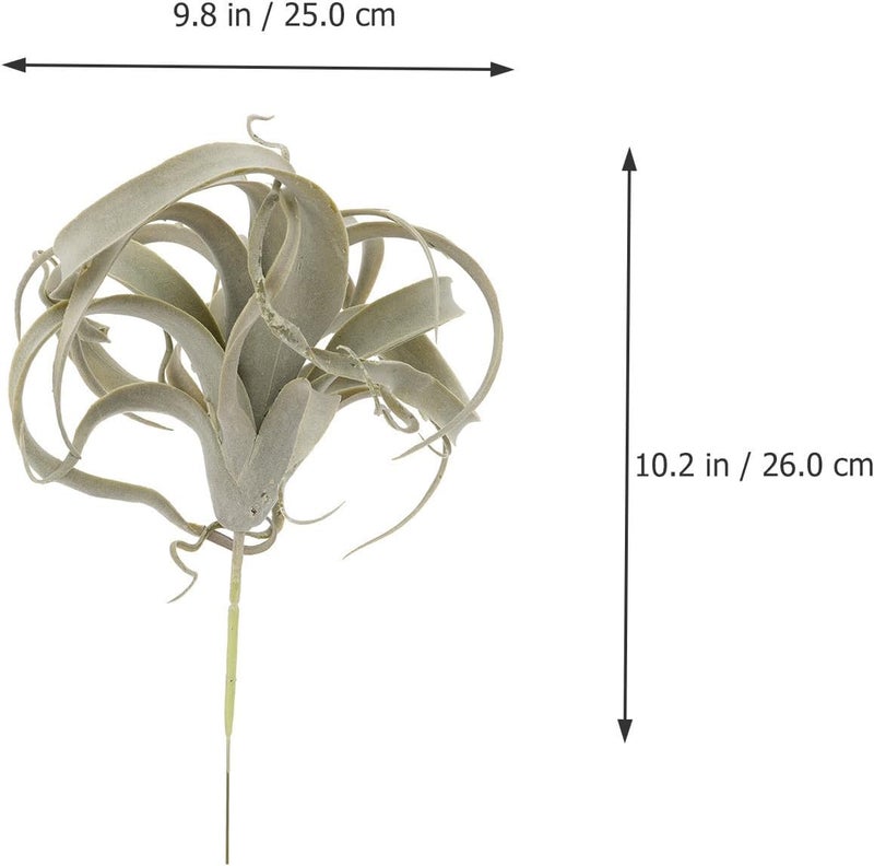 Simulation Pineapple Artificial Plant Home Decor, 26x25cm Green Faux Air Plant for Party Supply and Indoor Table Decoration - Image 2