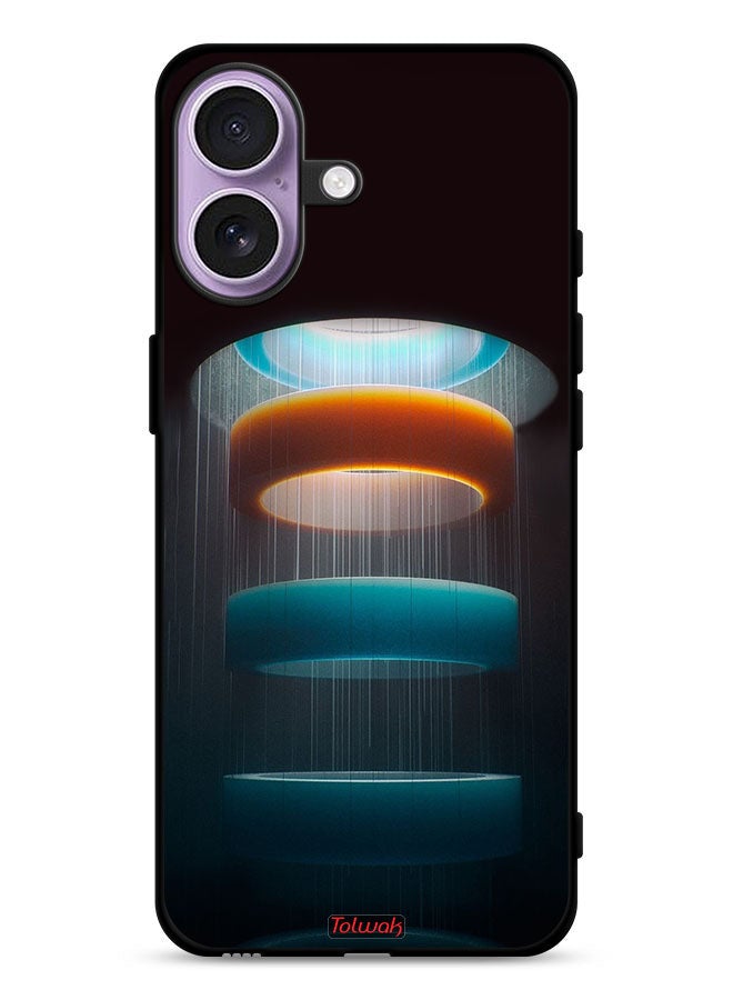 Tolwak Apple iPhone 17 Protective Case Cover Rings Art Pattern - Image 1