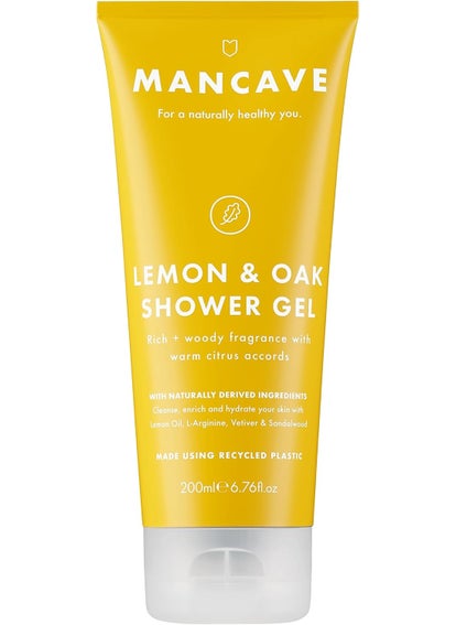 ManCave ManCave Natural Lemon  Oak Shower Gel 200ml 