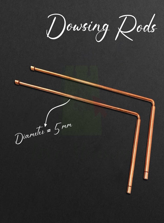 TREE MAISON CORONATING HOMES Copper Dowsing L- Rods Pair |Diameter-5 MM | Set of Board & Brass Pendulum| Aura Energy Checker | Finding Underground Water & Geopathic Stress | Dowser | Pendulum Assorted - Image 4