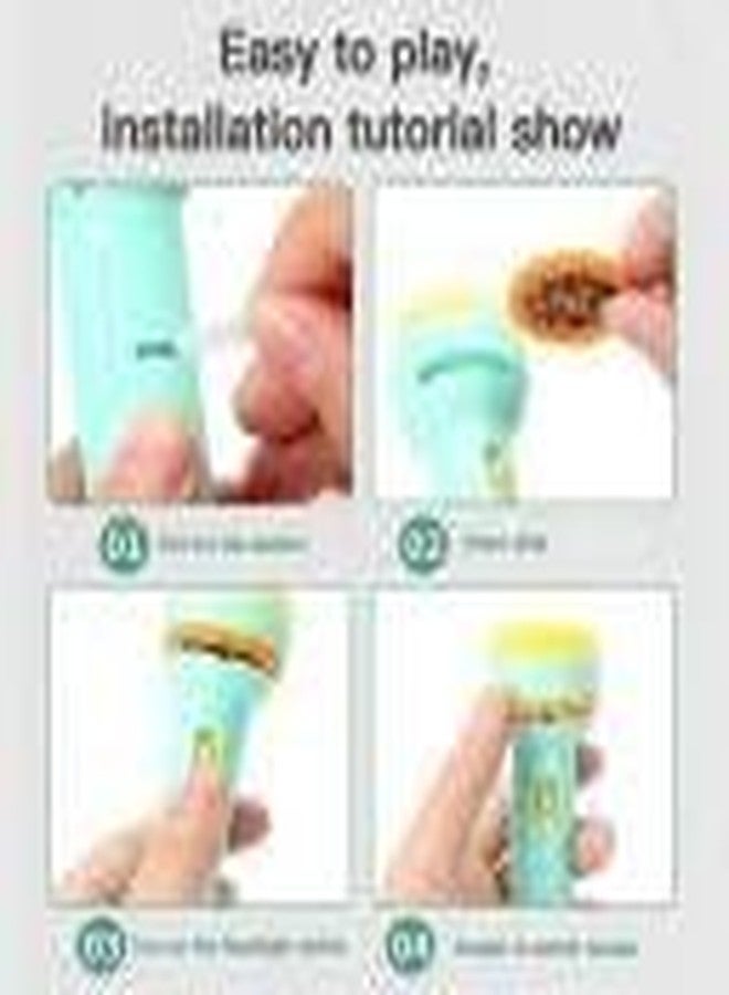 PRIMEFAIR 6 Slides 48 Patterns Flashlight and Projector, Cute and Cuddly Images of Animals onto Walls and Ceilings, Batteries Included, for Ages 3 and up - Image 2