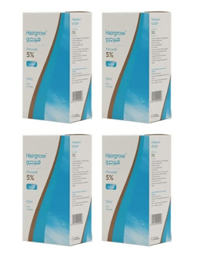 Dar Al Dawa Hair Grow 5 Minoxidil, 50ml 4PCS 