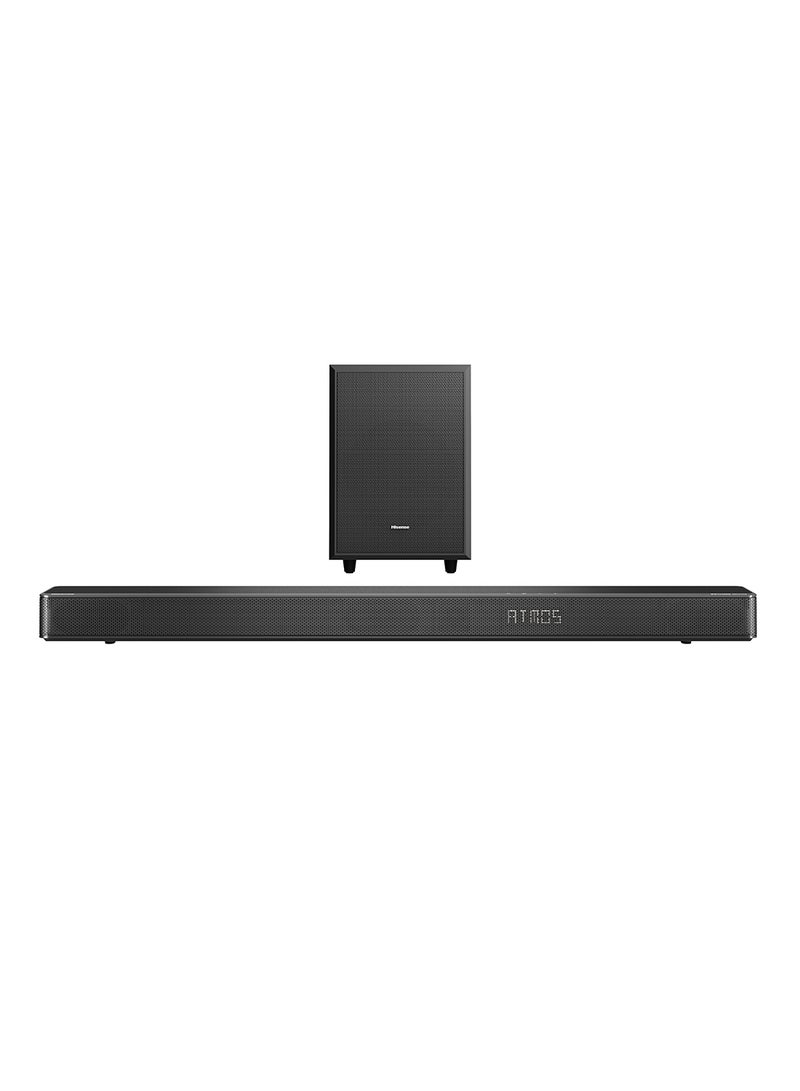 Hisense 3.1.2 Channel 360W Dolby Atmos Soundbar With Wireless Subwoofer And Up Firing Speakers, HDM1 ARC 2.1/USB/AUX/Optical AX3120G Black - Image 3