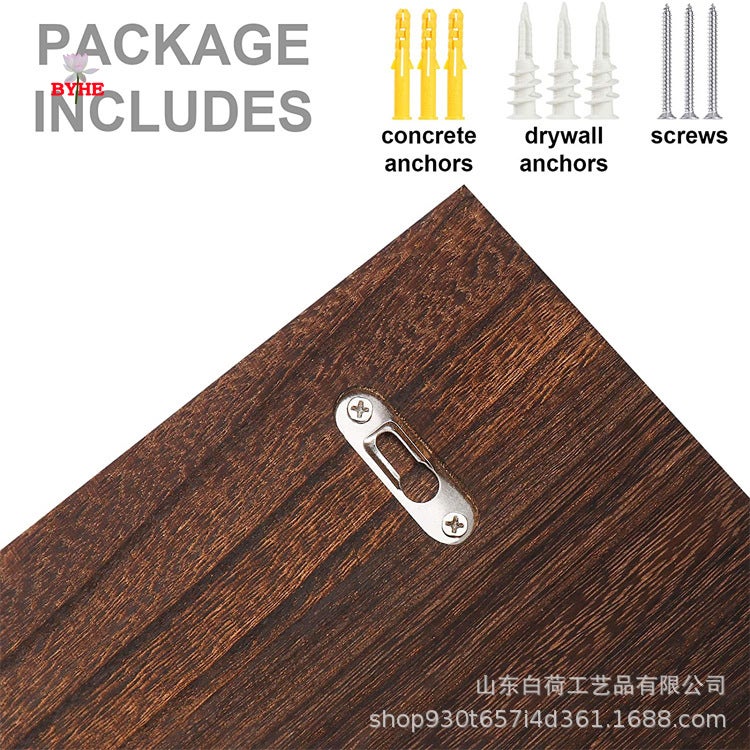 Door Rack Wooden Mail File Classification Storage Rack Entrance Wall Key Finishing Storage Rack - Image 5