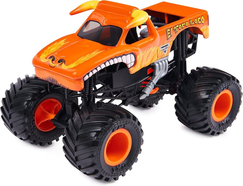 Monster Jam Official El Toro Loco Monster Truck Die-Cast Vehicle 1:24 Scale - Image 2