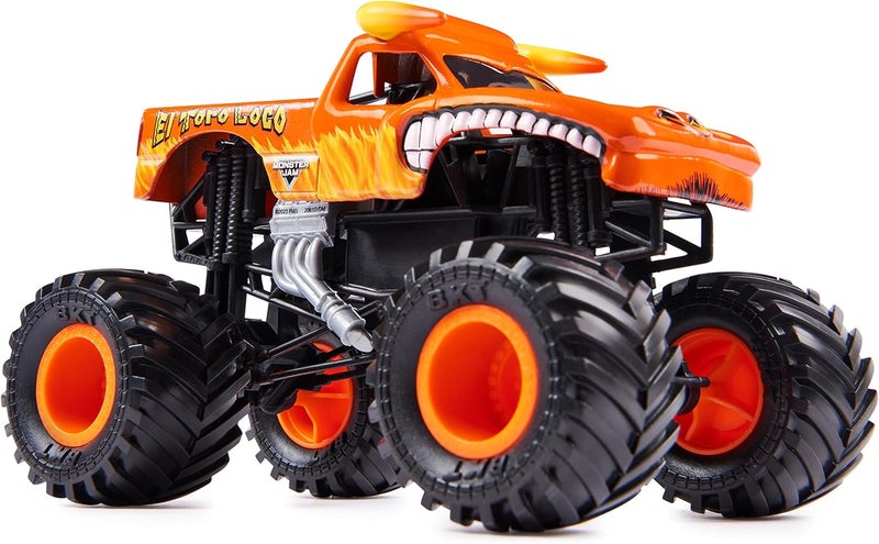 Monster Jam Official El Toro Loco Monster Truck Die-Cast Vehicle 1:24 Scale - Image 4