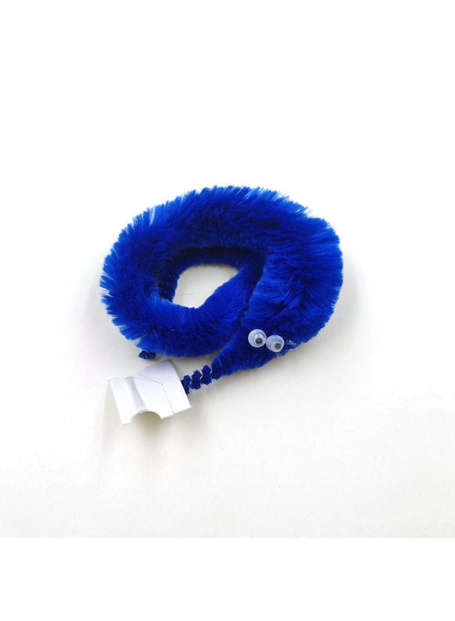 Caterpillar Seahorse Elf Magic Props Exotic Toy Magic Worm Funny Cat Worm Bulk In Stock-Color:dark Blue - Image 1