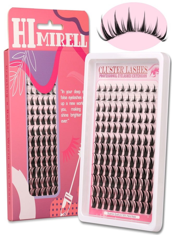Himirell 144 PCS Lash Clusters 8-18mm Mixed Length C/D Curl Wispy Individual Cluster Lashes, Upgraded Soft Fiber Lightweight Reusable Eyelash Clusters for Beginners Natural to Dramatic Look - Image 1