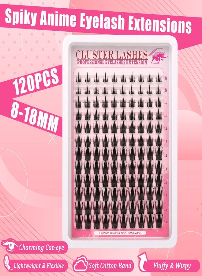 Himirell 144 PCS Lash Clusters 8-18mm Mixed Length C/D Curl Wispy Individual Cluster Lashes, Upgraded Soft Fiber Lightweight Reusable Eyelash Clusters for Beginners Natural to Dramatic Look - Image 5