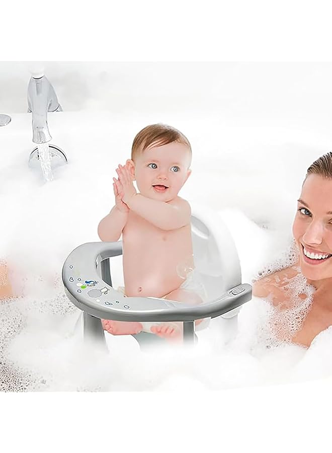 YelaJoy Foldable Bath Seat Non Slip Bathtub Seat For Sitting Up Cute Shape 360 Degrees Surround With Suction Cups For Infants 6 36 Months - Image 5