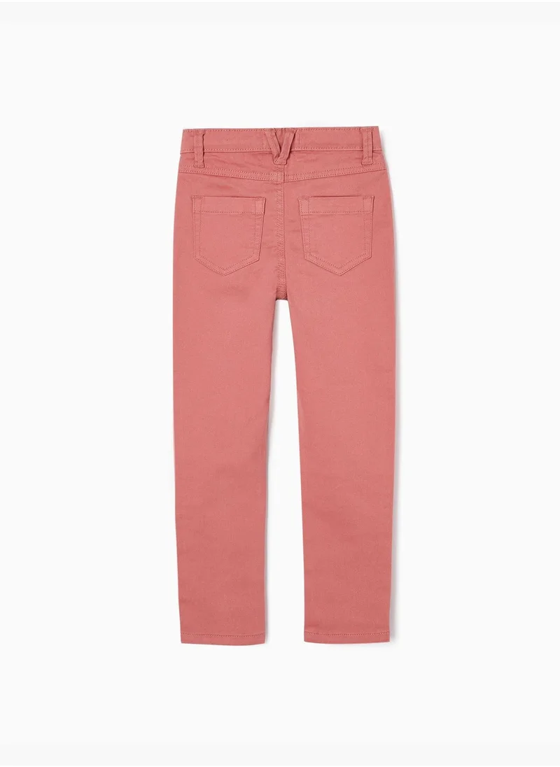 Zippy ZIPPY Twill Trousers In Cotton For Girls Slim Fit