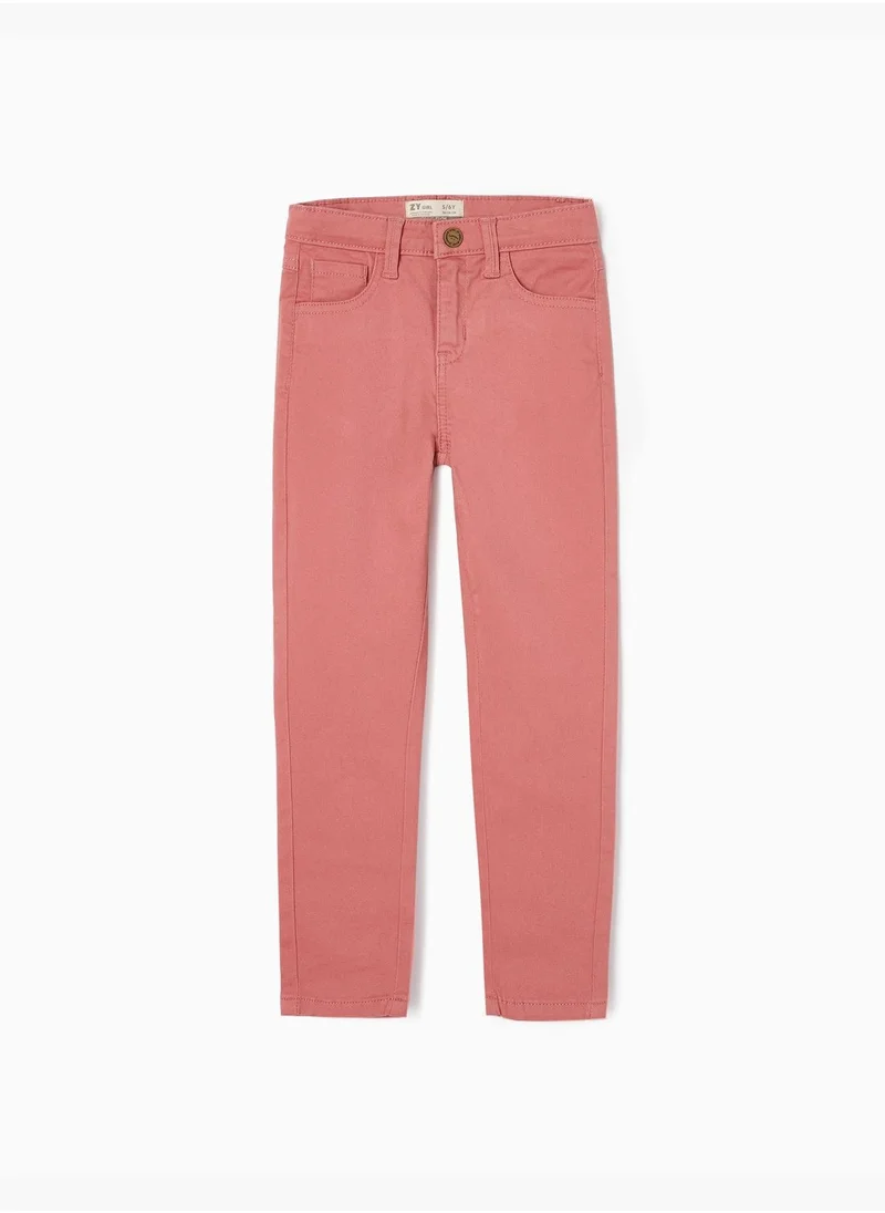 زيبي ZIPPY Twill Trousers In Cotton For Girls Slim Fit