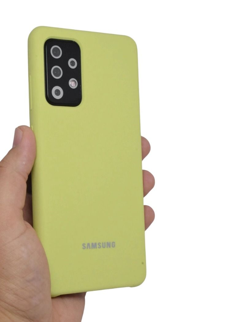 Galaxy Silicone Protective Case for Samsung Galaxy A 72 Cover Slim Stylish with Inside Microfiber Lining - Image 3