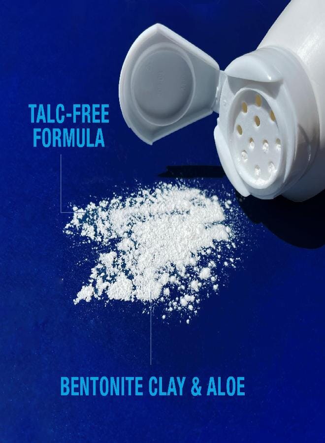 Zeasorb بودرة زيازورب فائقة الامتصاص لعلاج الفطريات لالتهاب الفخذ، موصى بها من قبل أطباء الجلد، تهاجم وتمتص الرطوبة، تقنية تحكم في الروائح مسجلة ببراءة اختراع، مع طين البنتونيت والألوة، زجاجة 2.5 أونصة - Image 3