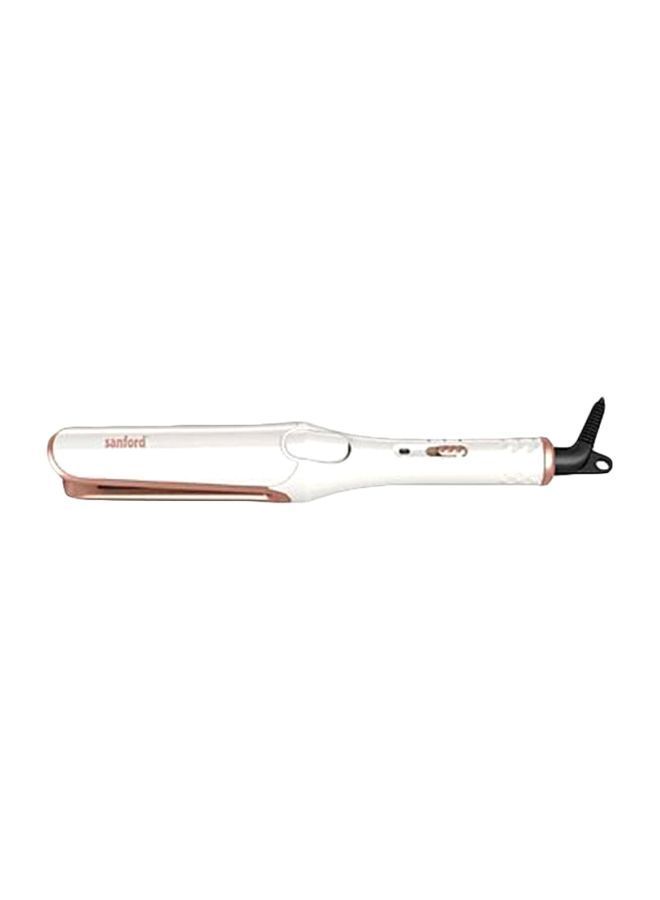 NIBEMINENT Hair Styler White/Rose Gold - Image 1