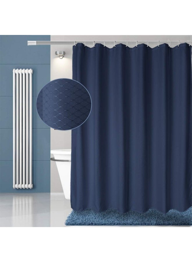 ستائر استحمام من البوليستر المقاوم للماء مع خطافات وحلقات للحمام 180 × 180 سم، ستارة فاصلة مضادة للعفن للحمام المنزلي - Image 3