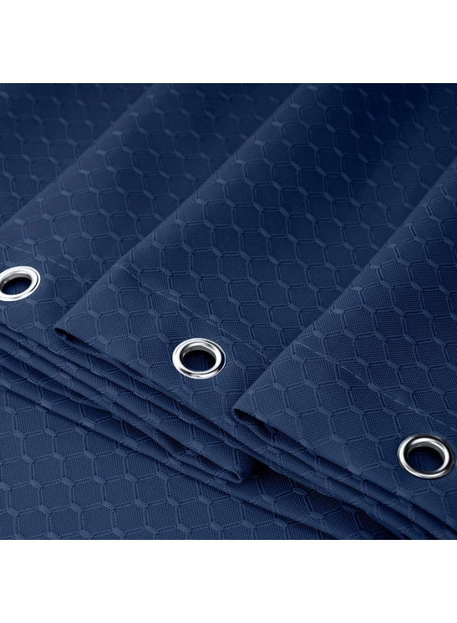 ستائر استحمام من البوليستر المقاوم للماء مع خطافات وحلقات للحمام 180 × 180 سم، ستارة فاصلة مضادة للعفن للحمام المنزلي - Image 5