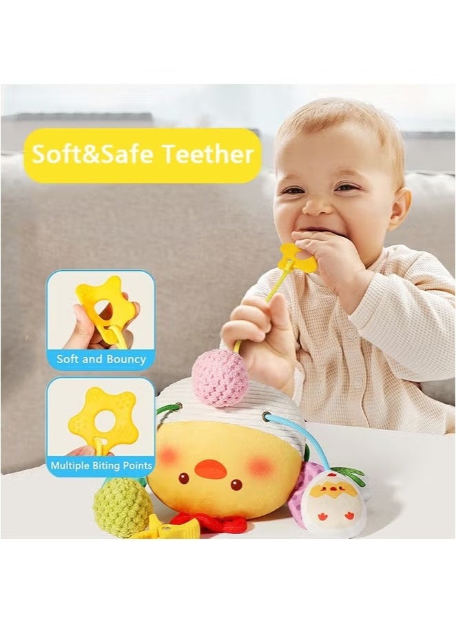 Ailily Baby Stroller Rattle Pendant, Car Seat Toys For Babies 0-6 Months, Chick Stroller Toy With Clamp, Best Baby Ideal Gift For Ages 0 And Up - Image 3