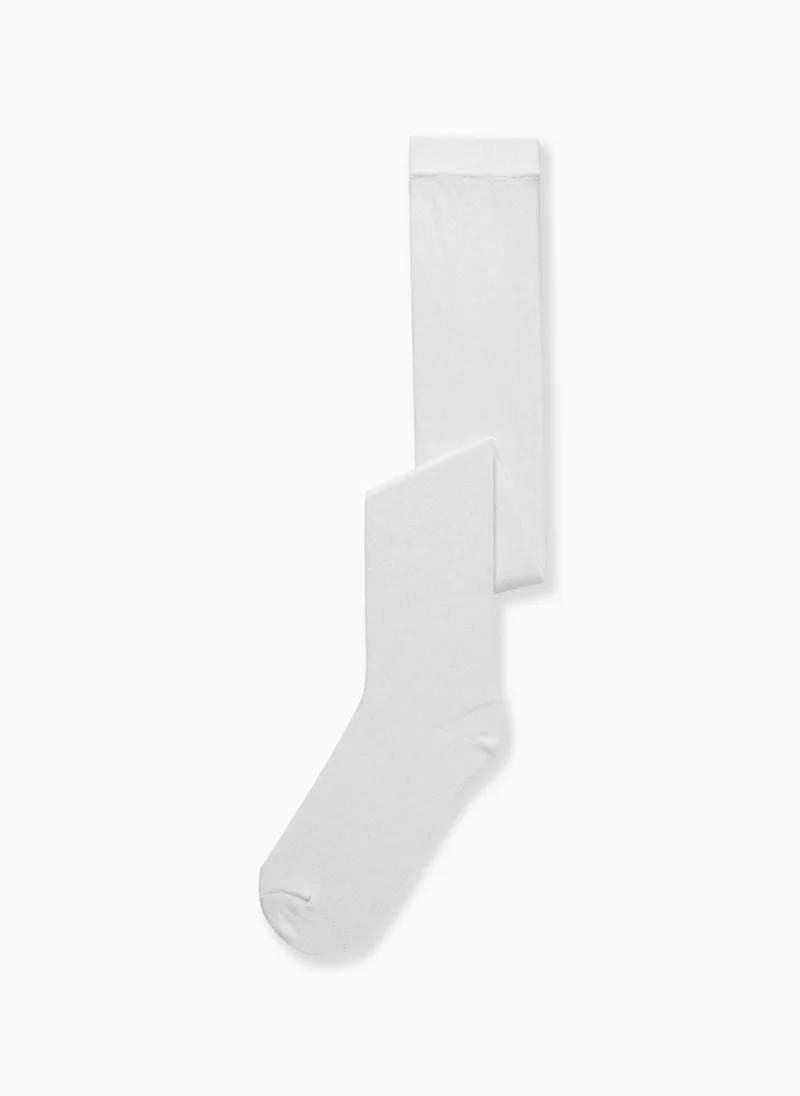 Zippy Anti-Pilling Tights for Girls, White