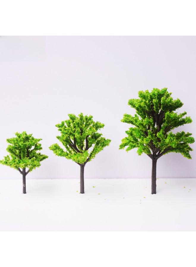 Sand Table Tree Micro Landscape Model Tree Simulation Plastic Peach Tree Landscaping Finished Tree Manual Modeling Ring Art Materials-Color:4cm A Tree  - Image 1