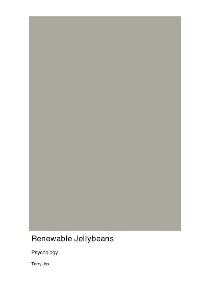 Renewable Jellybeans: Psychology  - Image 1