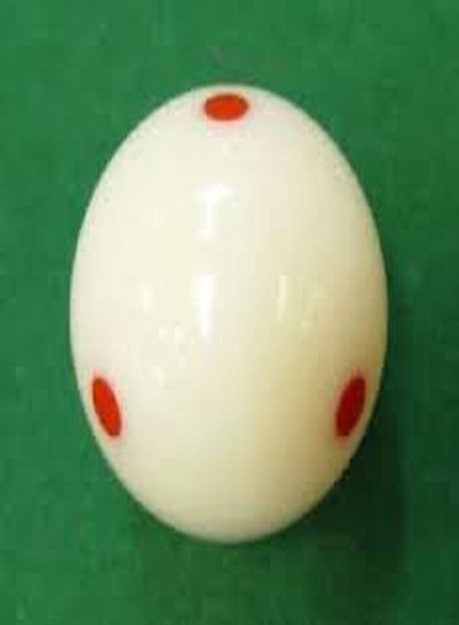 Laxmi Ganesh Billiard LGB Snooker, Pool & Billiard Dotted Cue Ball Small for Indian Tables - 1 Piece - Image 1
