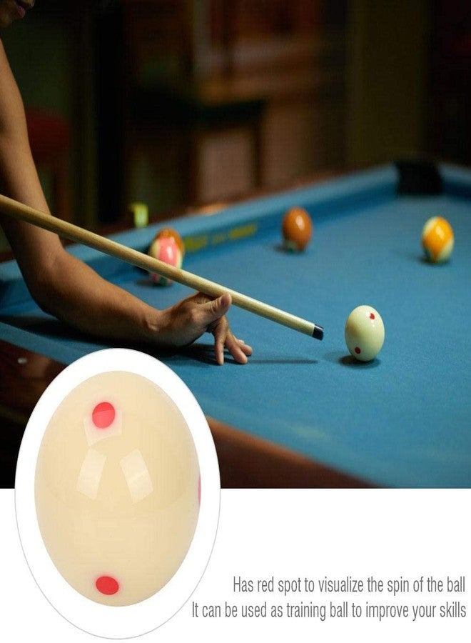 Laxmi Ganesh Billiard LGB Snooker, Pool & Billiard Dotted Cue Ball Small for Indian Tables - 1 Piece - Image 3