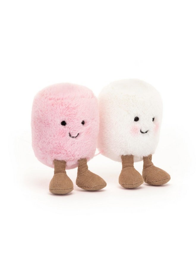 Jellycat Amuseables Pink And White Marshmallows Stuffed Toy, 3.5 Inches | Food Plush | Fun Gift Idea  - Image 4