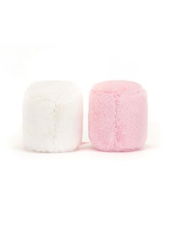 Jellycat Amuseables Pink And White Marshmallows Stuffed Toy, 3.5 Inches | Food Plush | Fun Gift Idea  - Image 3