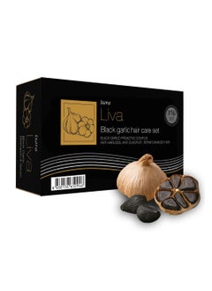 Liva Black Garlic Hair care set for Anti Hairloss, Anti Dundruff and repair Damaged Hair