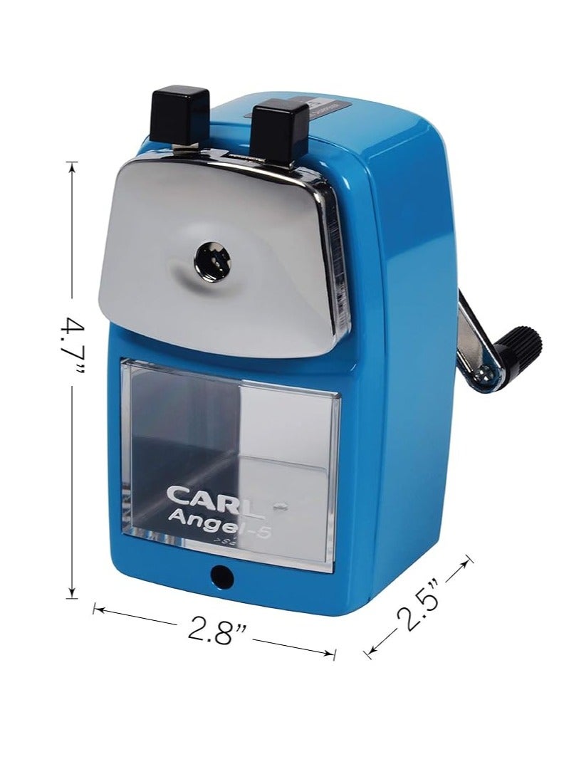 CARL Angel-5 Pencil Sharpener, Blue - Image 2