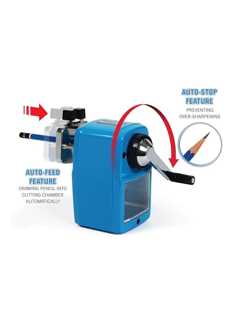 CARL Angel-5 Pencil Sharpener, Blue - Image 3