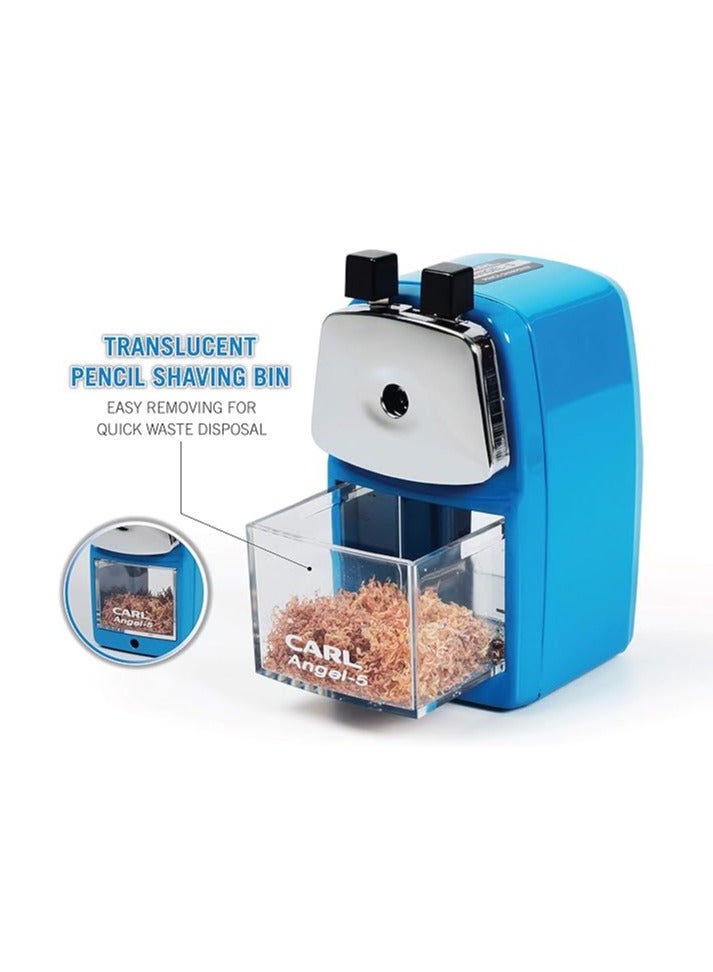 CARL Angel-5 Pencil Sharpener, Blue - Image 5