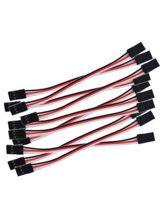 10Pcs 10Cm 3.93Inch Male To Male Jr Plug Servo Extension Lead Wire Cable 3Pin 100Mm For Rc Plane - pzsku/Z7313C8D5B78676245B6EZ/45/_/1688537804/ab196f92-8705-4edb-9b8c-9fbc2dca488f