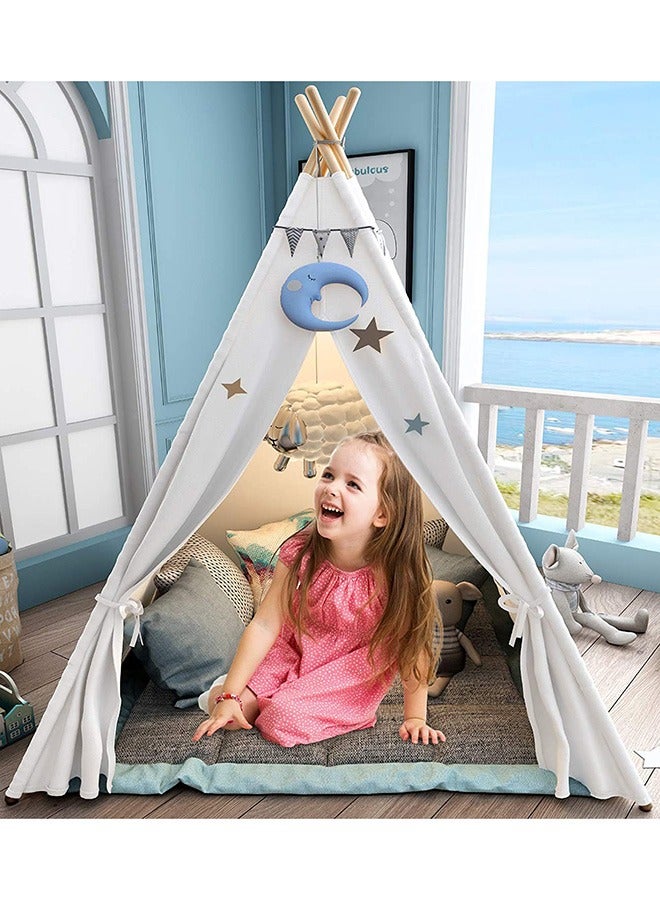 Indoor Home Teepee Tent for Kids Tipi Tent Kid Play Tents for Girl and Boy Foldable Children Playhouse  - Image 1