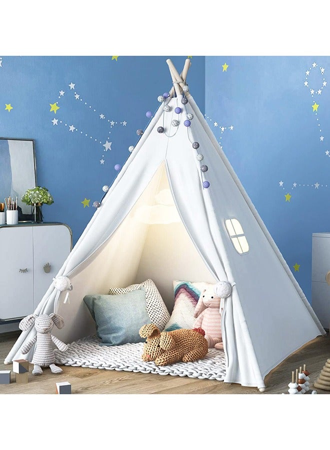 Indoor Home Teepee Tent for Kids Tipi Tent Kid Play Tents for Girl and Boy Foldable Children Playhouse  - Image 3