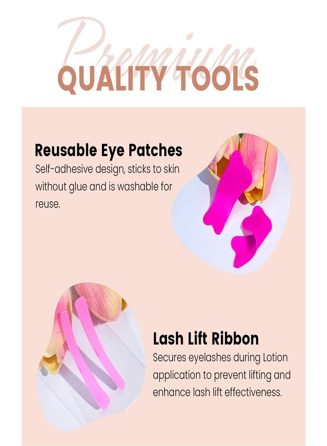 Libeauty Airless Pump Lash Lift and Black Color Kit, 4-in-1 Brow Lamination Kit with Lash Lift Ribbon, Eyelash Perm DIY Kit, Natural Black Color Gentle Formula with Salon Grade for Home Use - Image 4