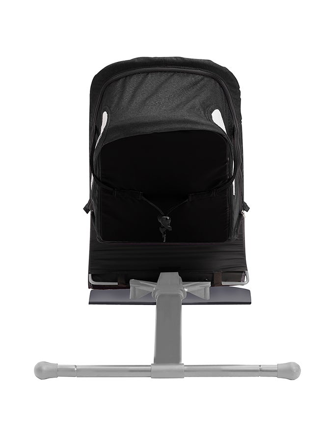 TEKNUM Baby Bouncer with Grab Toys - Black - Image 4