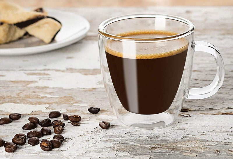 Femora Double Wall Cup Borosilicate Glass - 170 Ml, Multicolor - Image 1