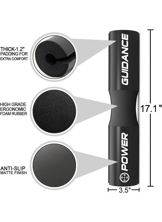 POWER GUIDANCE Barbell Squat Pad, Neck & Shoulder Protective Pad, Great for Squats, Lunges, Hip Thrusts, Weight Lifting & More - Fit Standard and Olympic Bars Perfectly - Image 2