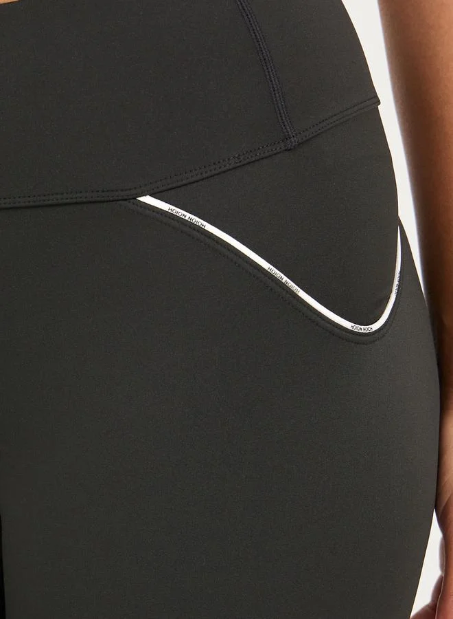 Styli Contrast Piping Detail Leggings