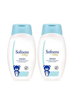 Softsens Sotftsens Baby Tear Free Baby Wash With Natural Milk Cream & Shea Butter (200Ml X Pack Of 2)  - Image 1