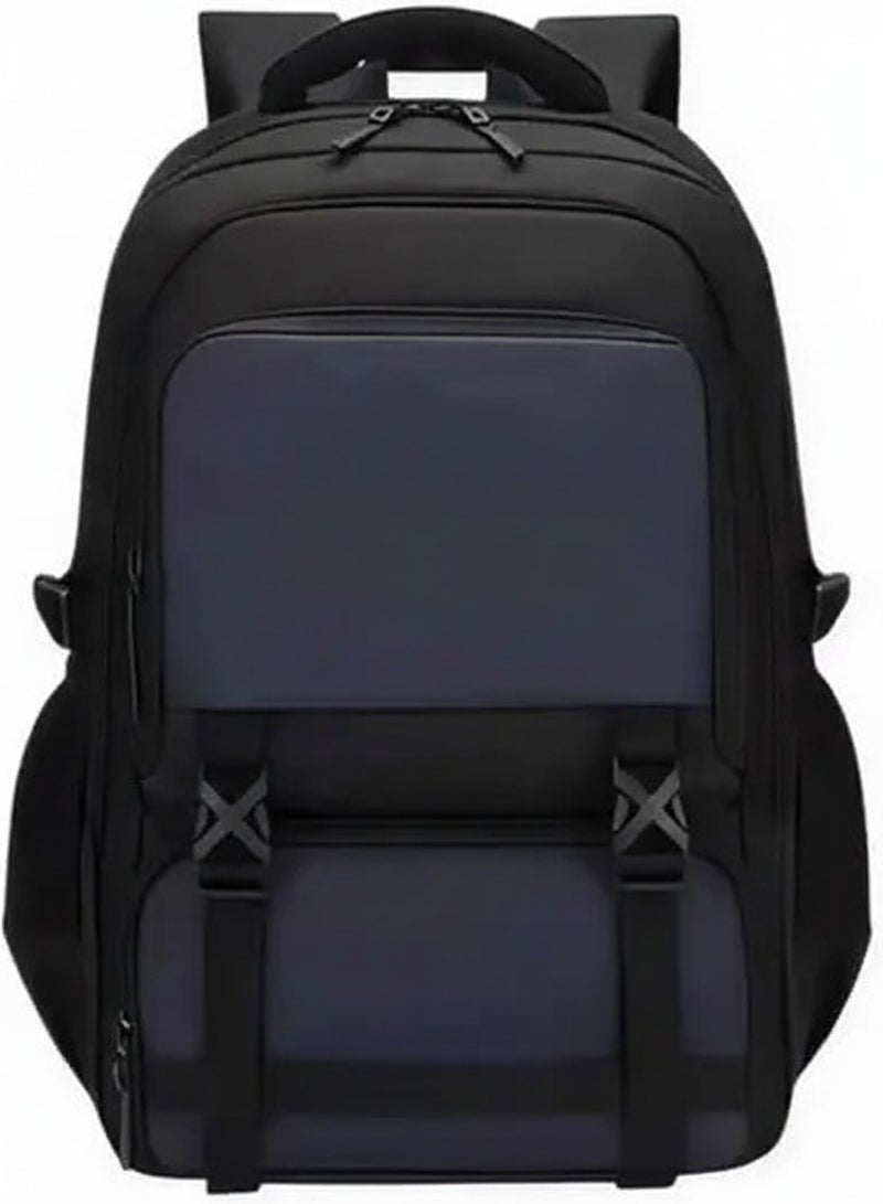 بلاك حقيبة لاب توب متعددة الجيوب مقاومة للماء بتصميم عصري وسعة كبيرة للسفر والدراسة والعمل – لون أسود * كحلي جذاب