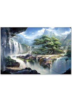 ® 1000 Piece Abstract Art Water Waterfall Isolated Island Wonderland Puzzle City Of Machine Operated Adults Games Toy Wooden Jigsaw Puzzles