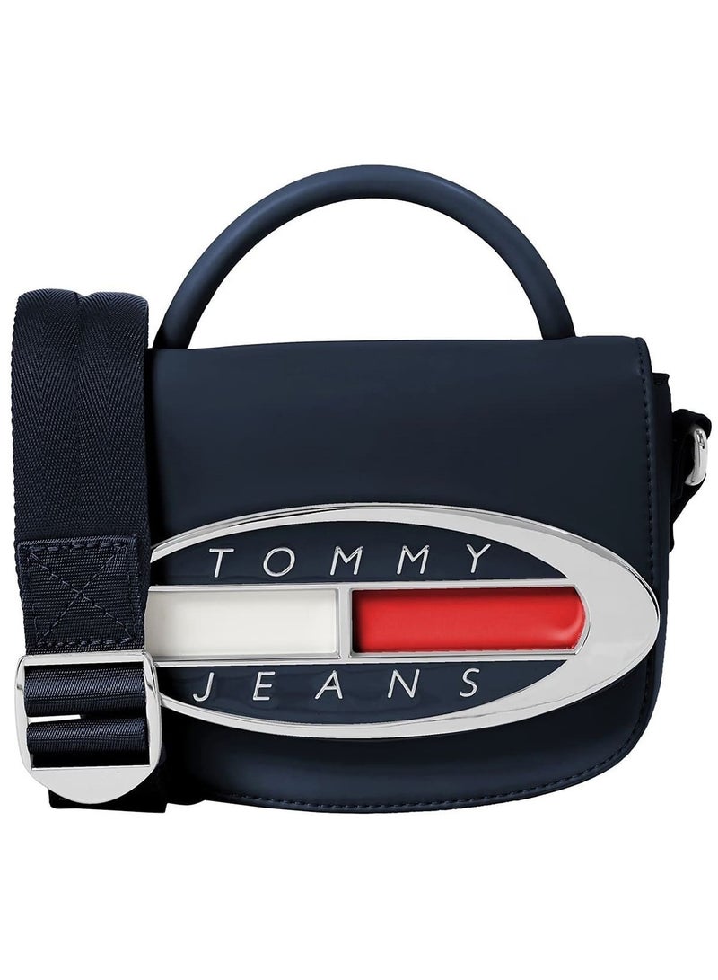 Tommy Icons Tommy Hilfiger Navy Blue Women Handbags Aw0Aw15811 Dark Blue - Image 1