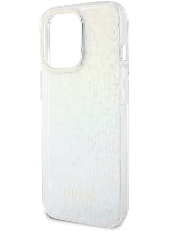 erorex Guess For Iphone 15 Pro Max Case Iml Case With Faceted Mirror Disco Pattern Anti Scratch Drop Resistant Shockproof Full Slim Back Cover For Iphone 15 Pro Max 6.7" Iridescent - Image 5