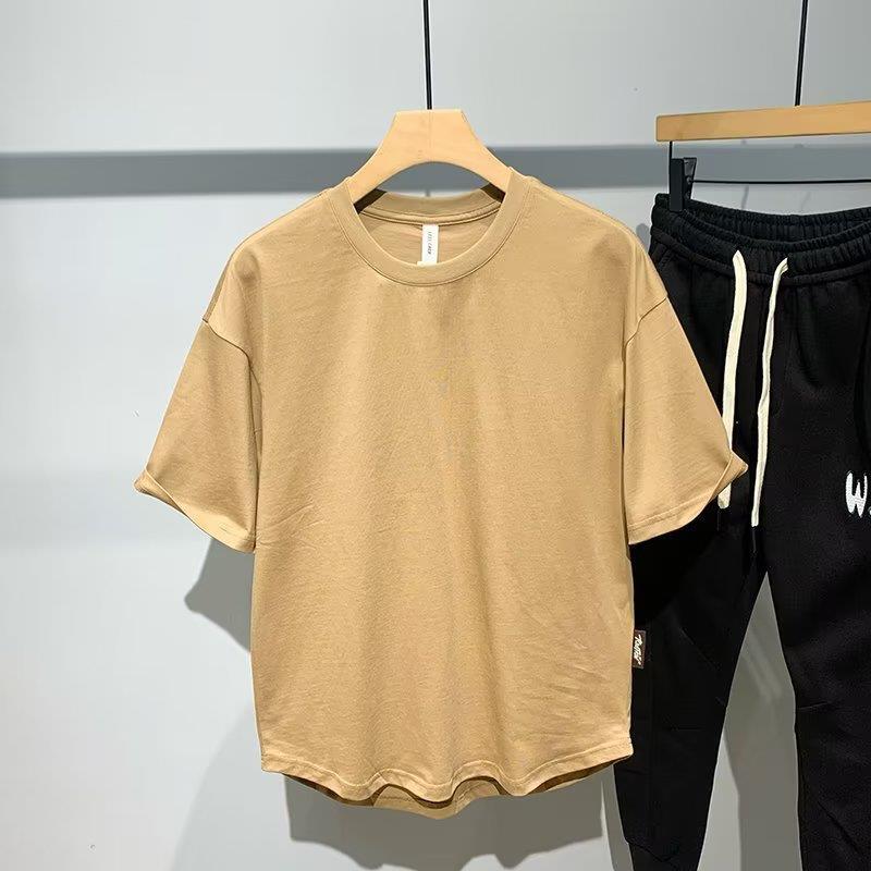 New Short Sleeve T-Shirt Men'S Summer Korean Style Trendy Simple Half Sleeve Top Hong Kong Style Loose Casual Fashion Brand T-Shirt - Image 5