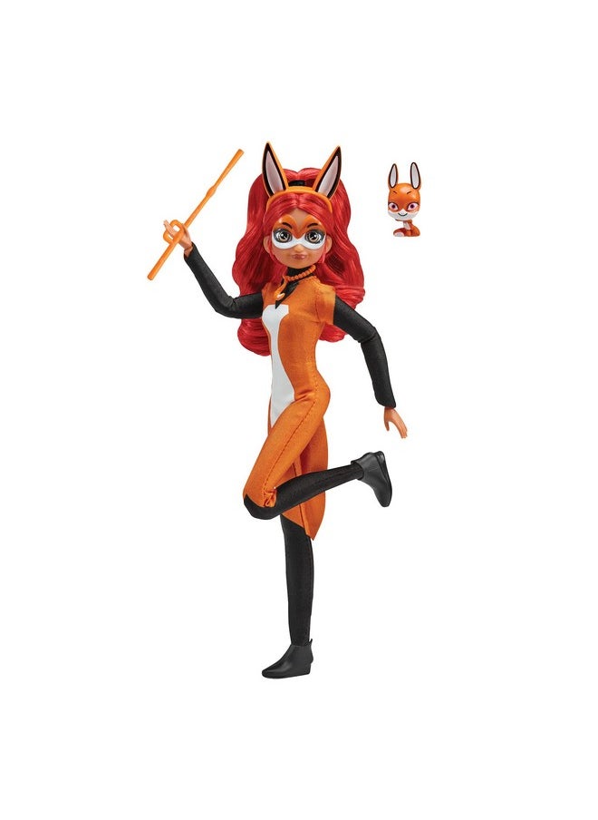 Miraculous Miraculous Rena Rouge Doll 10.5" Fashion Doll with Accessories and Trixx Kwami by Playmates Toys, Orange  - Image 4