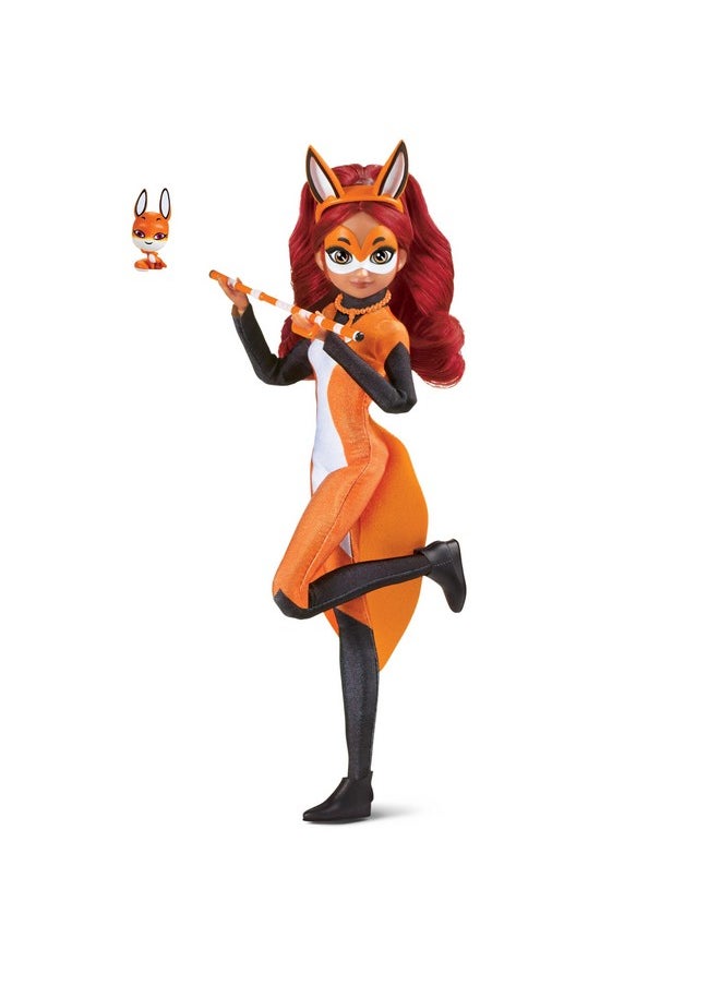 Miraculous Miraculous Rena Rouge Doll 10.5" Fashion Doll with Accessories and Trixx Kwami by Playmates Toys, Orange  - Image 1